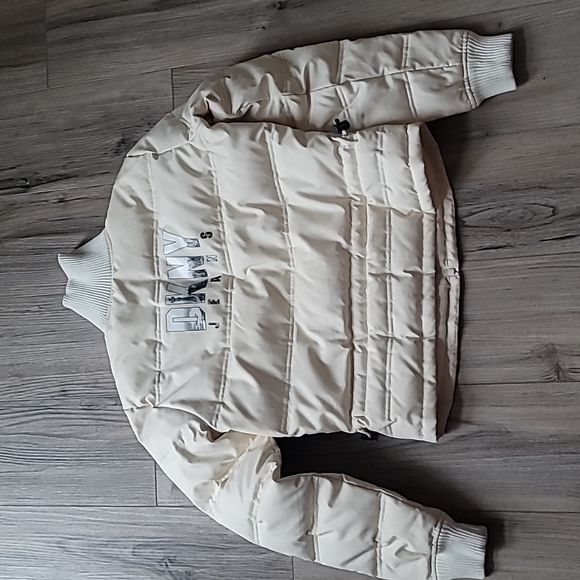 Dkny Jackets & Blazers - DKNY//Jeans Cream Down Jacket Size Large